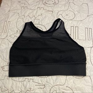 Black New Balance sports Bra